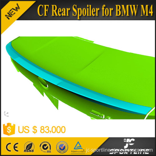 Auto Carbon Fiber Car Rear Wing Spoiler for BMW F82 M4 P Style